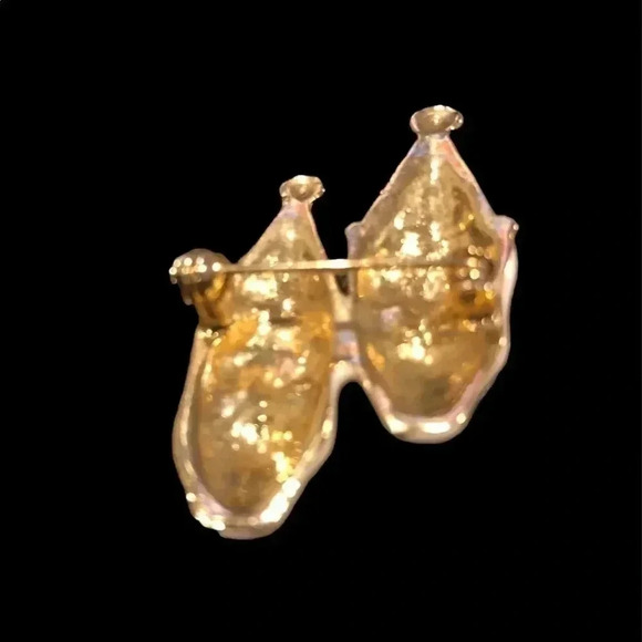 Smiling Clowns/Jesters Brooch - Picture 2 of 2